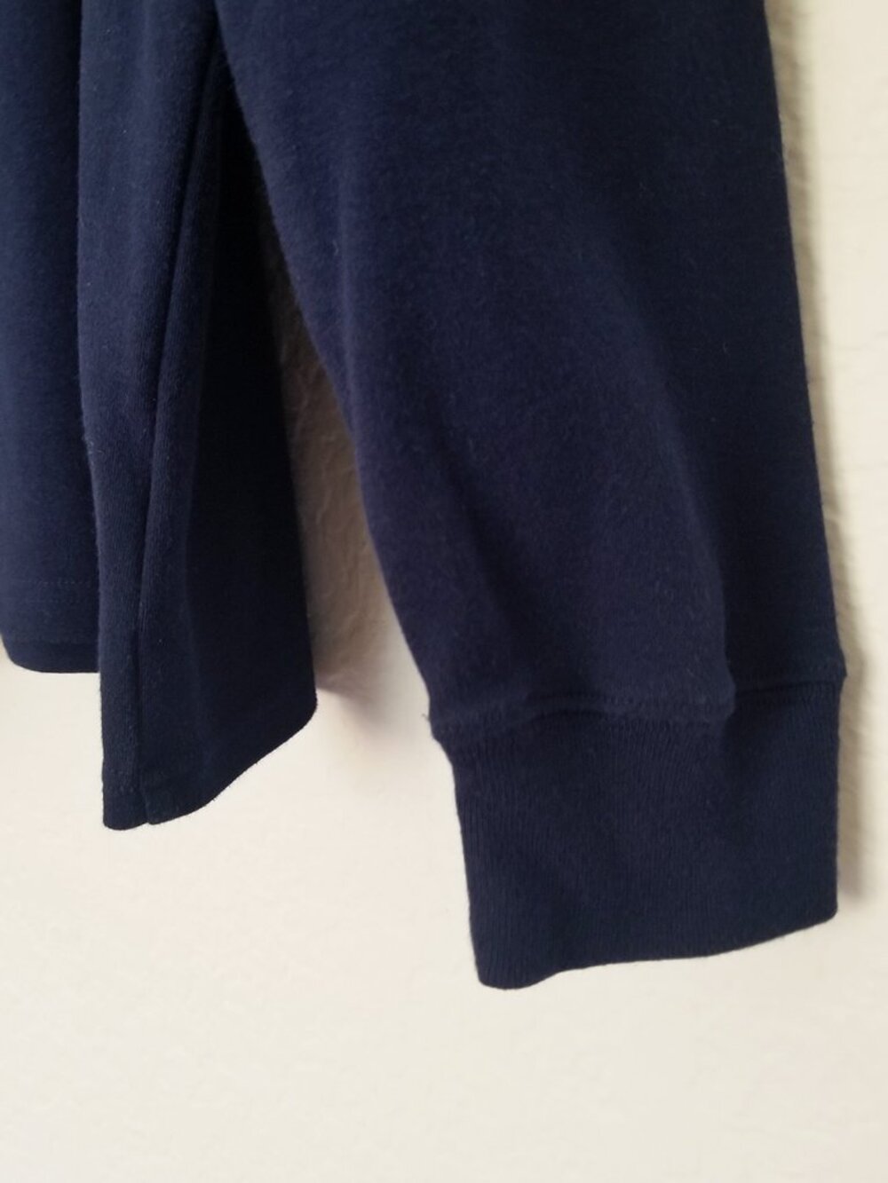 Lauren Ralph Lauren Women's L Navy Blue Turtleneck Gold Embroidered Crest Logo - Picture 10 of 12